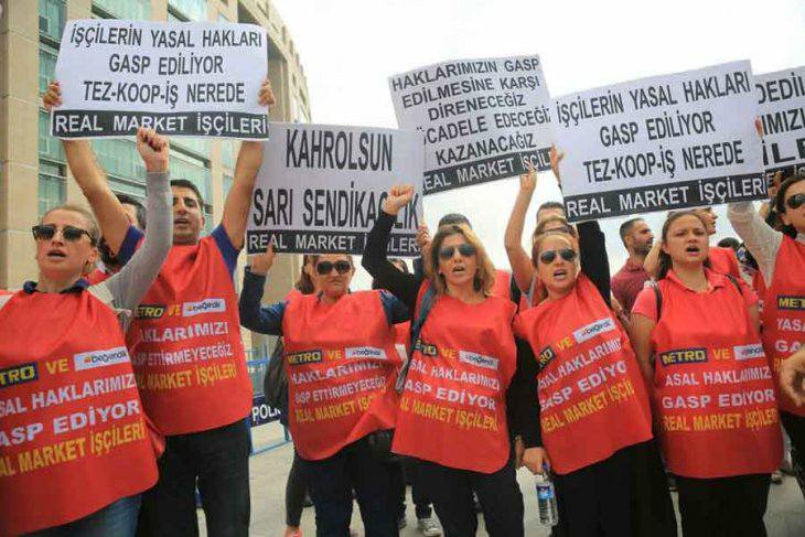 Nakliyat-İş’ten: Sendikamız, 8 Mart Dünya Emekçi Kadınlar Gününü Real Marketli yiğit Direnişçi Kadınlar ve yurt dışından gelen Direnişçi Kadınlarla uluslararası bir etkinlikle kutluyor