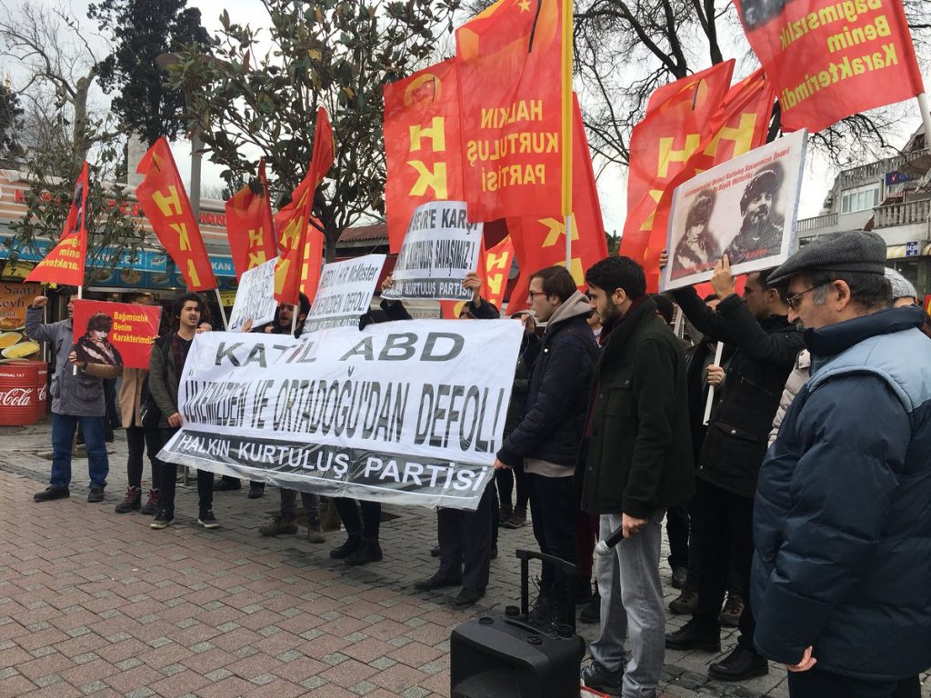 Kanlı zalim AB-D Emperyalistleri ülkemizden ve Ortadoğu’dan defolun!