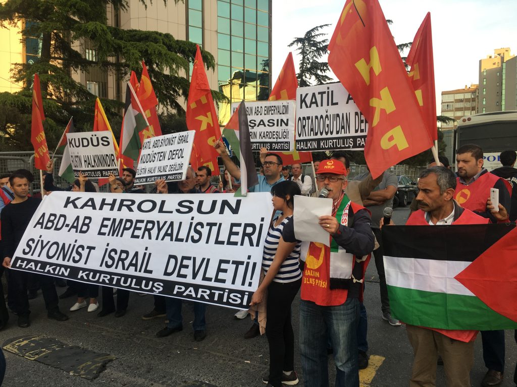 Katil AB-D, Siyonist İsrail Filistin’den Defol!