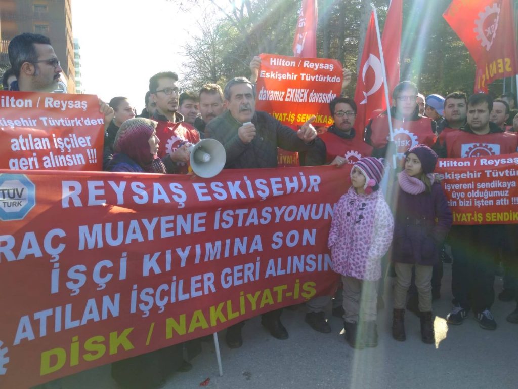 Nakilyat-İş’ten: Tüm engellemelere, tüm baskılara rağmen her yer Reysaş her yer Direniş!