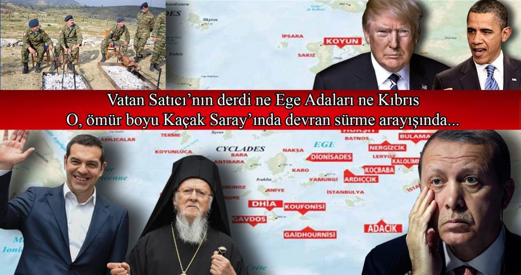 Vatan Satıcı’nın derdi ne Ege Adaları ne Kıbrıs…