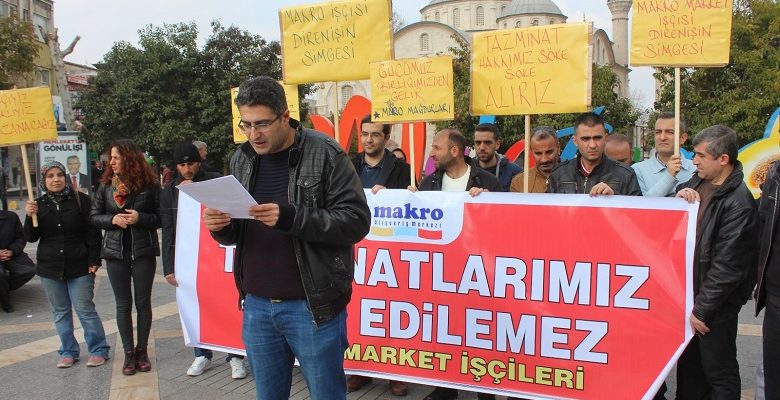 Nakliyat-İş’ten: Makro Market İşçilerinin mücadelesi sendikamız öncülüğünde devam ediyor
