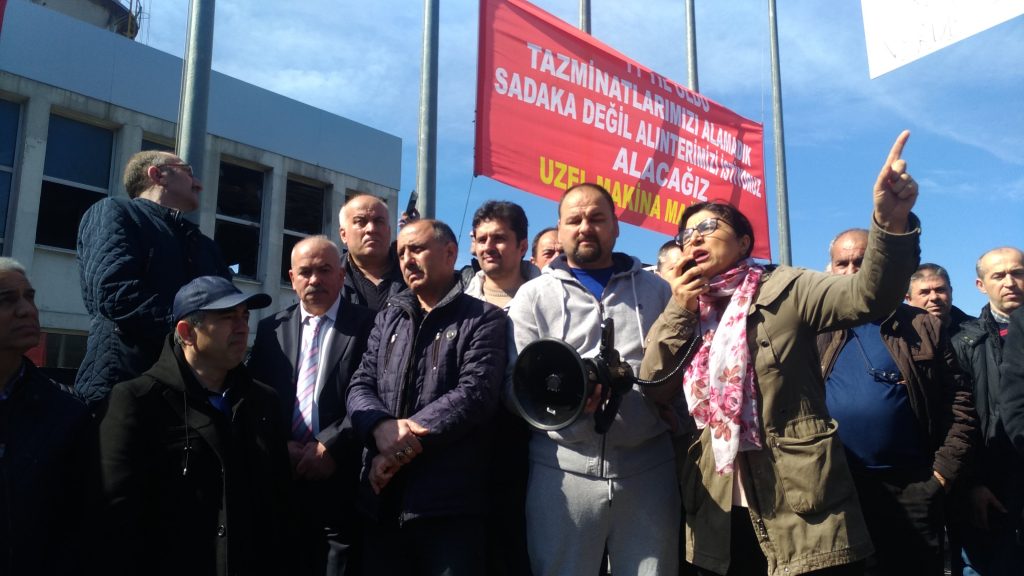 Direnişçi Uzel İşçilerini Direniş alanında ziyaret ettik