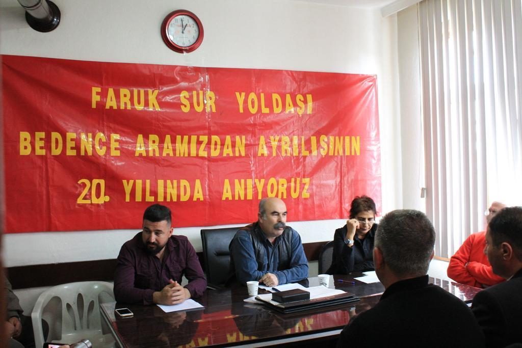 Konya Devrimci Ortamının Çınarı Faruk Sur Yoldaş Konya’da anıldı