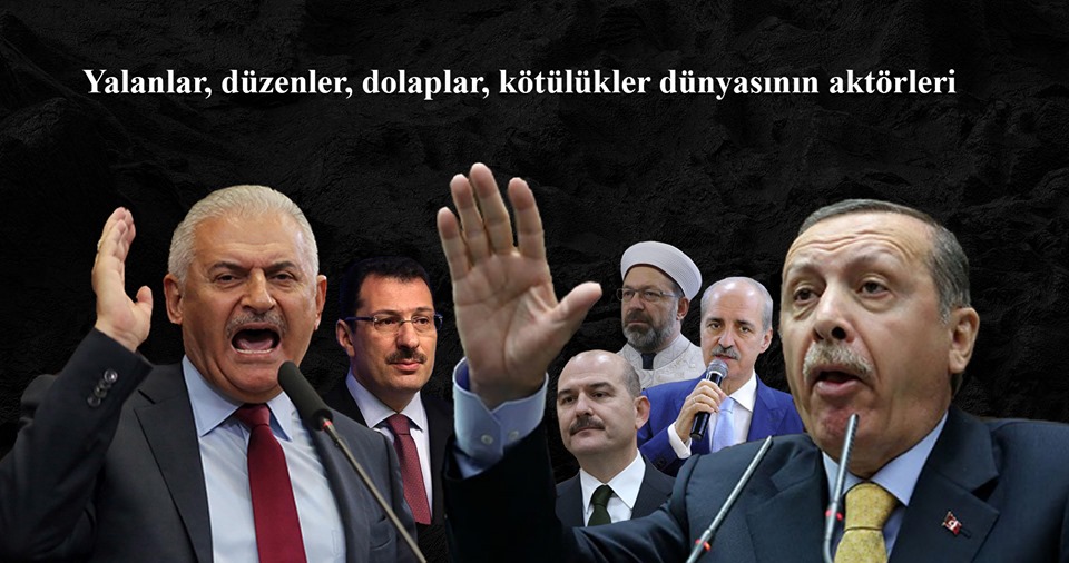 Yalanlar, düzenler, dolaplar, kötülükler dünyasının aktörleri