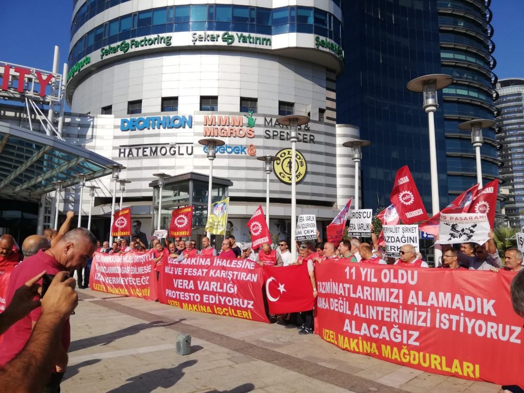 “Nakliyat-İş Sendikası’ndan, Ali Rıza Başkan’dan direnmeyi, direnişi,  Direnişten zafer elde etmenin yolunu bulduk.”