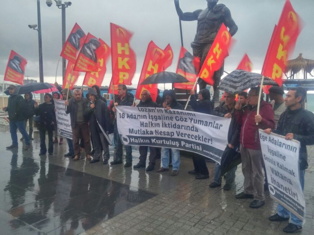 Ege’deki Adalarımızın işgalini Türk Bayrağını yırtmaya kadar vardırdılar