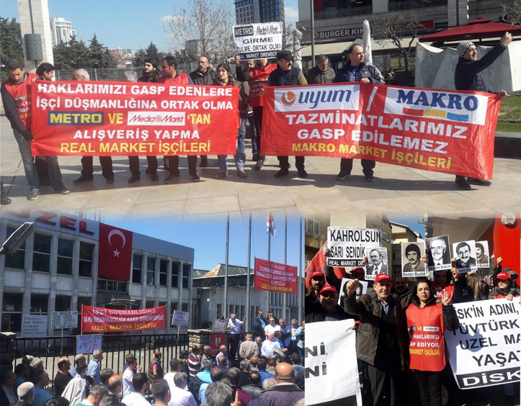 Röportaj: Uzel, Real ve Uyum/Makro İşçileri gasp edilen hakları için yılardır, aylardır mücadele ediyorlar