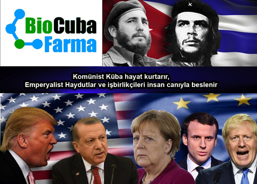 Komünist Küba hayat kurtarır, Emperyalist Haydutlar ve işbirlikçileri insan canıyla beslenir