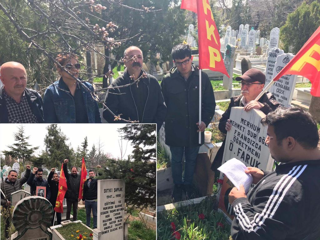 Konya’da Devrim Çınarları Faruk Sur ve Sıtkı Şaplak Yoldaşları andık
