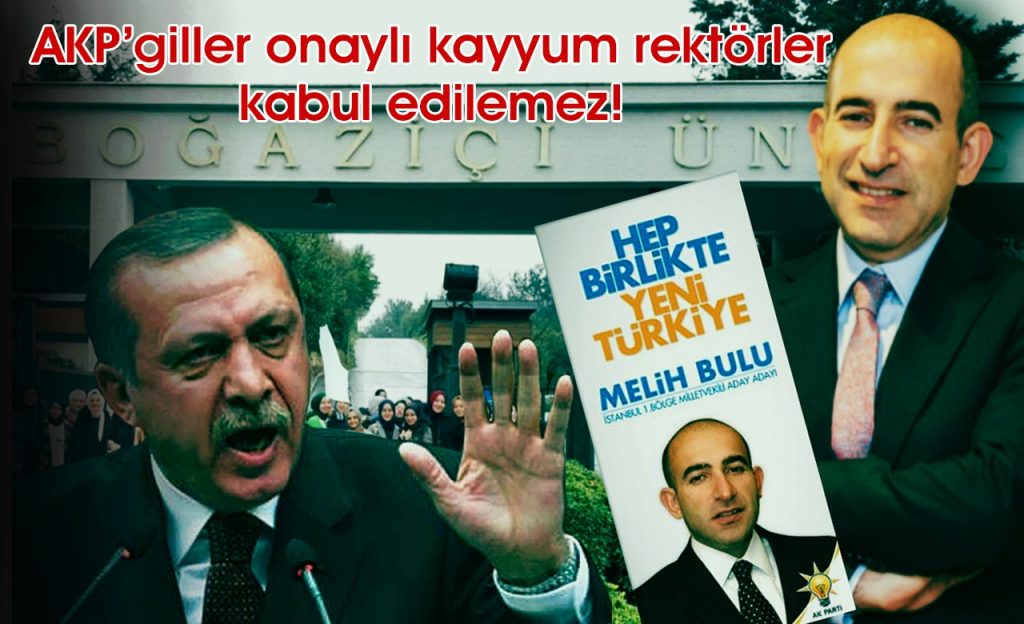 AKP’giller onaylı kayyum rektörler kabul edilemez