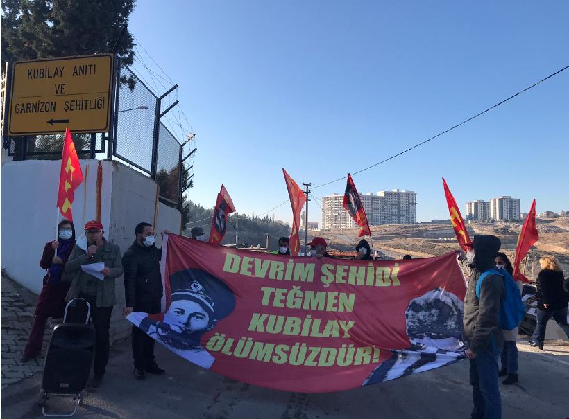 “90 yıl önce Ortaçağcı Gericiler tarafından Katledilen Teğmen Kubilay’ı Andık”