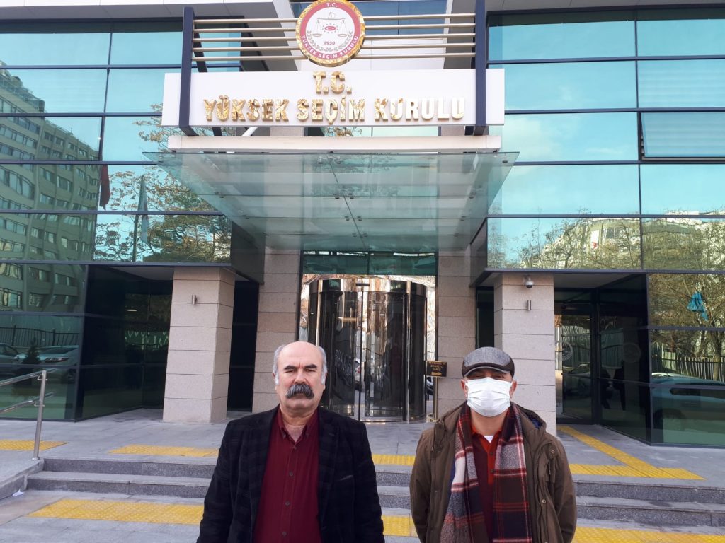 HKP’den: “Partimizin tam kanunsuzlukla seçime girme yeterliliğine sahip partiler arasında gösterilmemesine itiraz ettik”