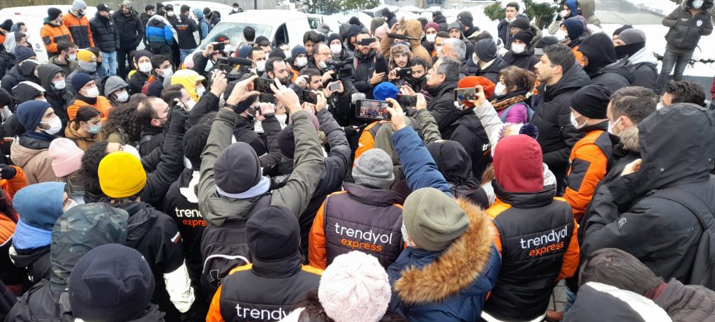 Nakliyat-İş’ten: Trendyol Ekspress Kuryeleriyle Birlikte Direne Direne Kazandık!