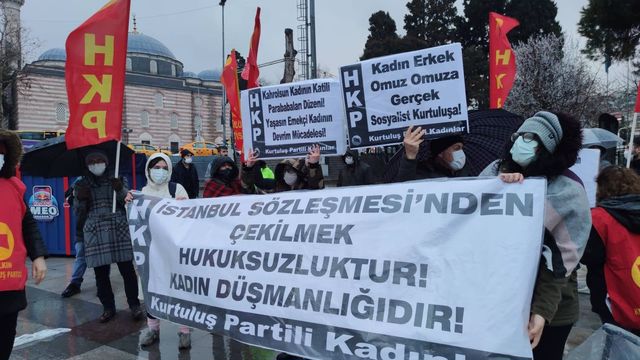 AKP’giller’in Hukuk Bürolarına Dönüşen Yargı, İstanbul Sözleşmesi’nden Çekilme kararını haklı bularak Ortaçağcı Faşist Din Devletine gidişin önünü daha da açtı!