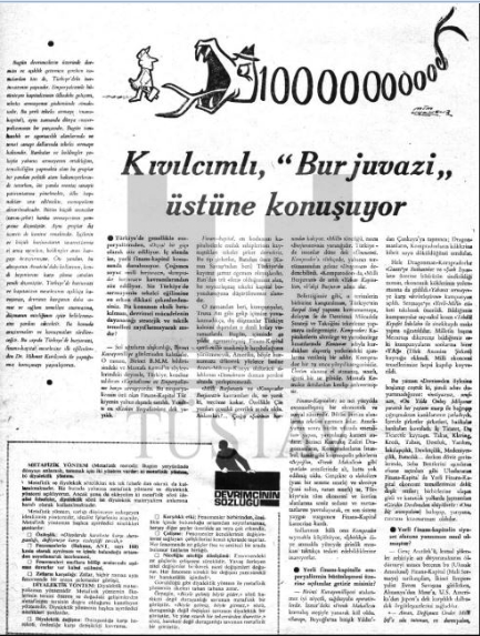 Hikmet Kıvılcımlı’nın Ant Dergisi Röportajı: “Kıvılcımlı ‘Burjuvazi’ Üstüne Konuşuyor